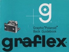 Graflex Graphic Polaroid Back Guidebook Instruction Manual Original