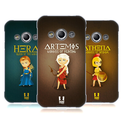 HEAD CASE DESIGNS MINI GREEK GODDESSES SOFT GEL CASE FOR SAMSUNG PHONES 4