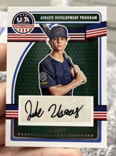 JAKE URSEY 2023 USA Star & Stripes BLUE FOIL AUTO RC ATHLETE DEVELOPMENT 