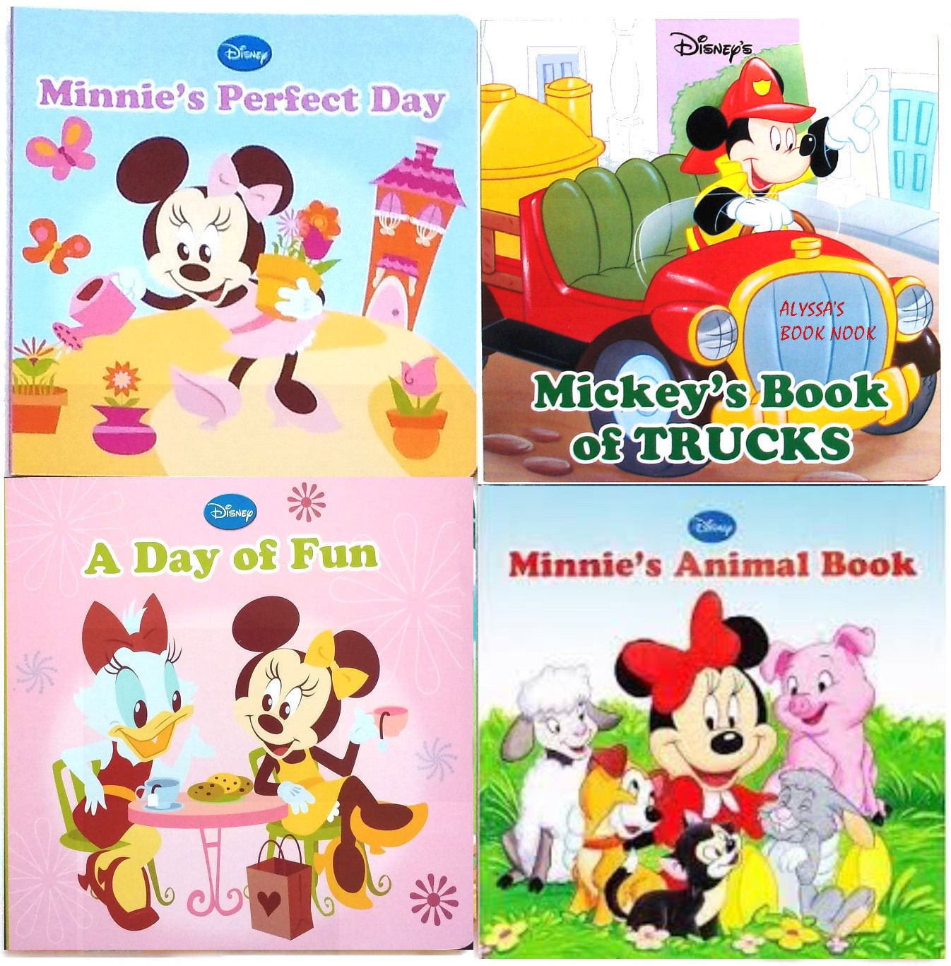 Disney's Mickey & Friends ~Toddler Board Book Set