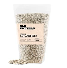Old Potters Wildlife Safflower Seed, High Protein Attracts Birds and Wildlife