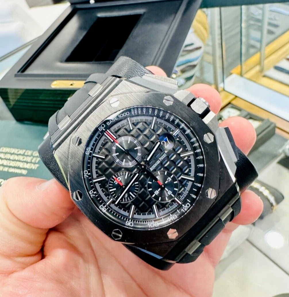 Audemars Piguet Royal Oak Offshore Selfwinding Chronograph Carbon Ceramic  44mm Black 26400AU.OO.A002CA.01 - PRE-OWNED