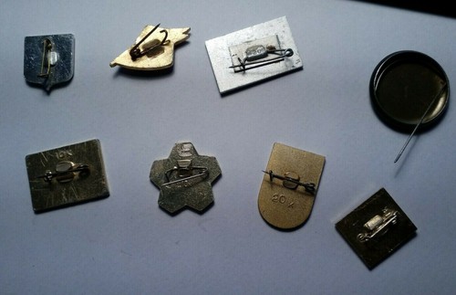 8 Anstecker wohl UDSSR Sowjetunion Ostblock Kommunisten - Bild 4 von 4