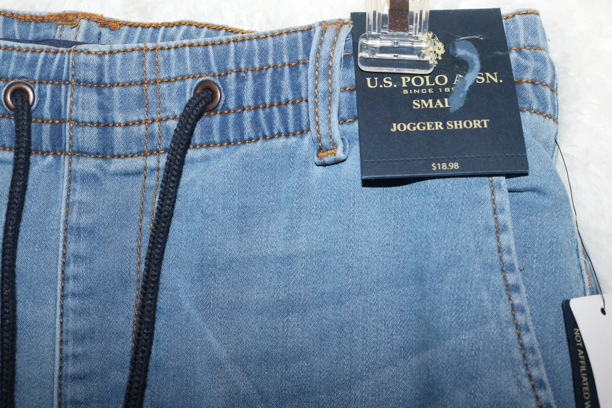 U.S. Polo Assn. ladies denim jogger shorts NWT small