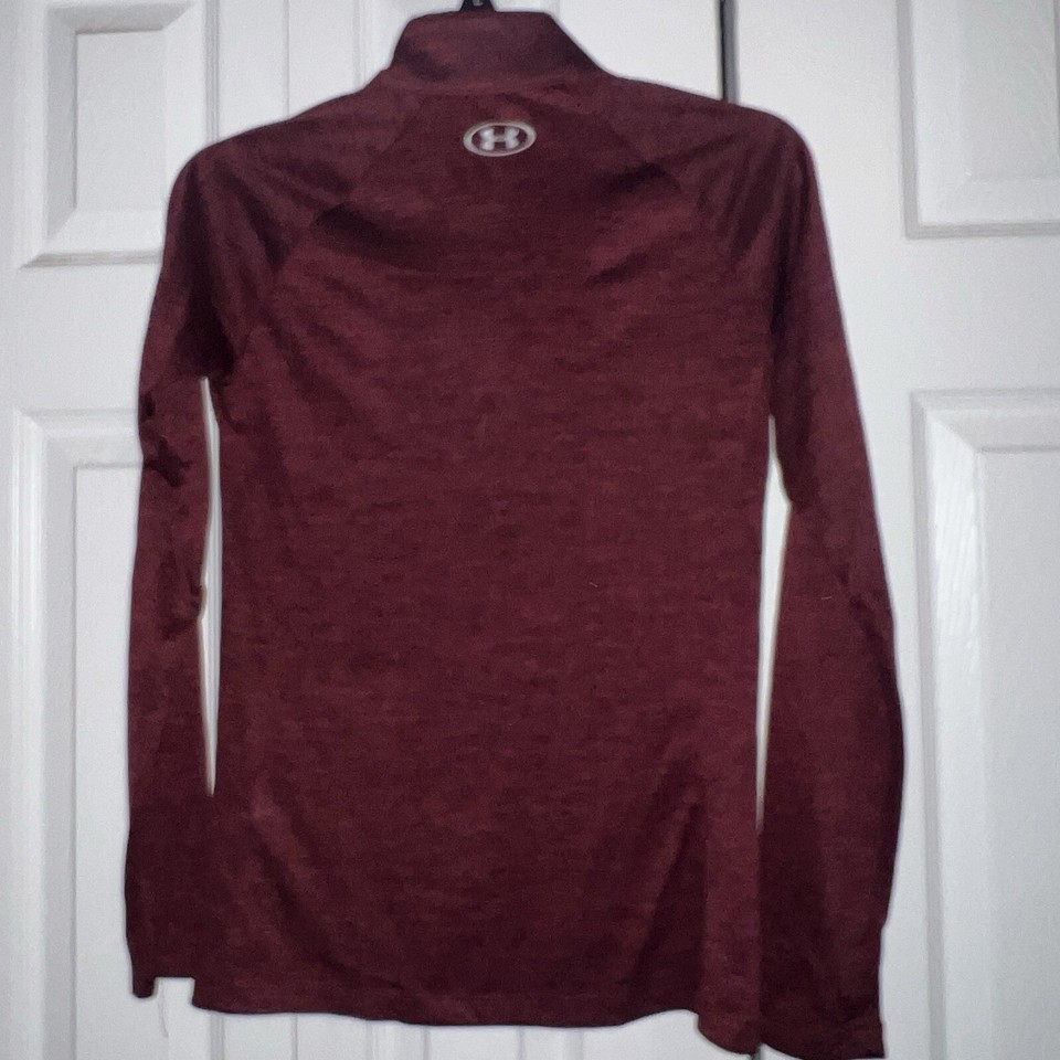 Under Armour Quarter Zip Women’s Heat gear Maroon Size XSmall New With