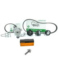 Zahnriemenkit+Wasserpumpe+Kw Schraube FüR VW 1.4 16V AKQ INA 530 0089 31 MS53