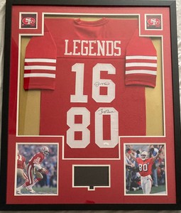 framed 49ers jersey