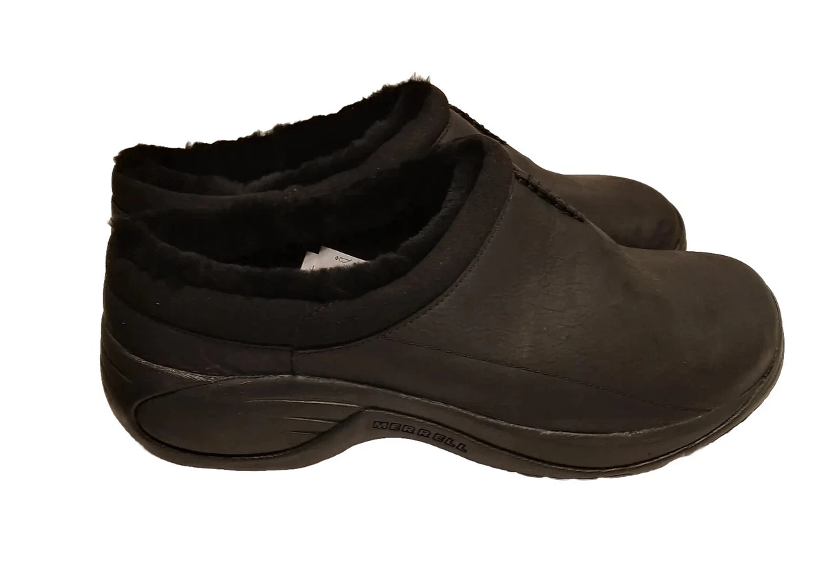 Merrell hotsell shearling clogs
