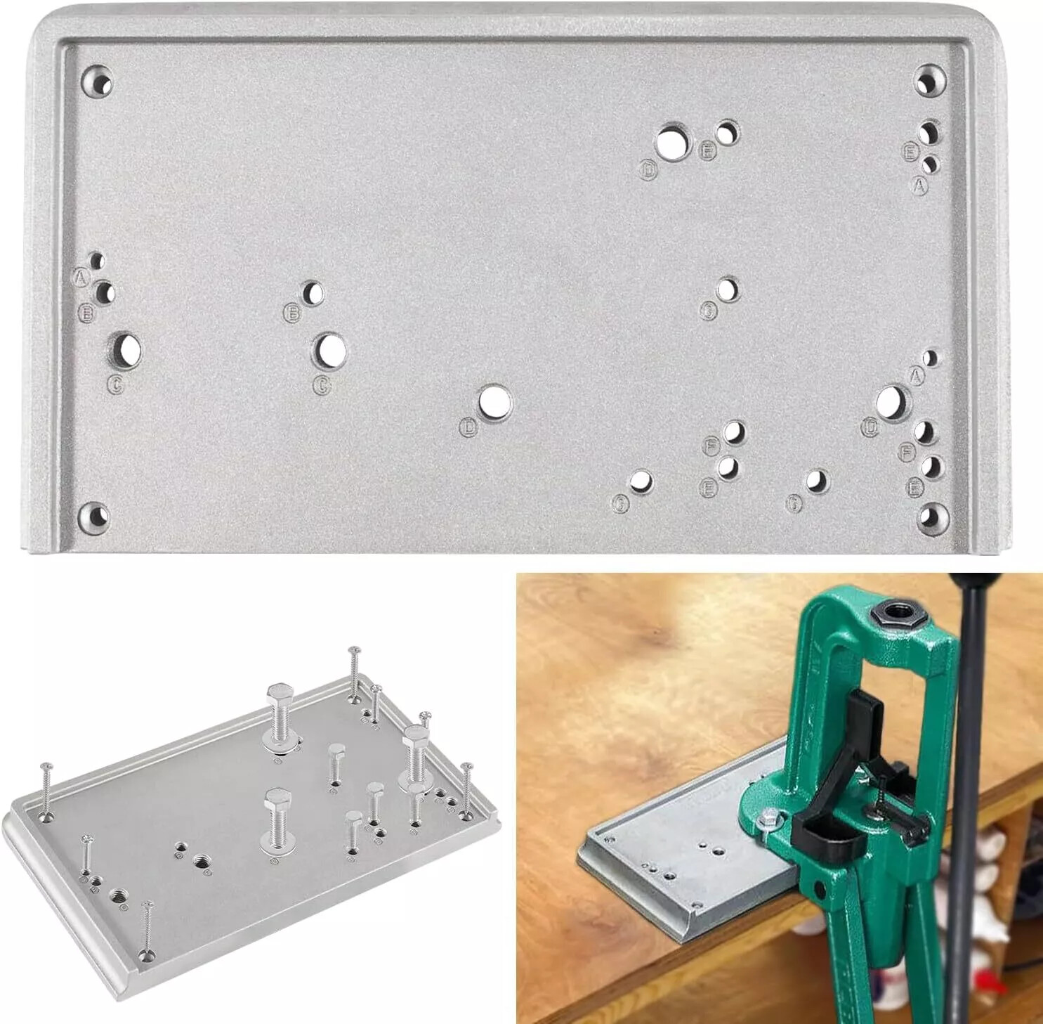 Accessory Base Plate-3 9282 for RCBS Almost All Presses and Reloading Equipment