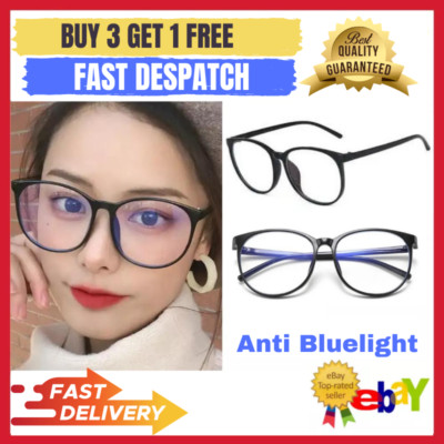 Blaulicht blockierende Brille entspiegelt Computer Gaming Brille für Herren Damen UK