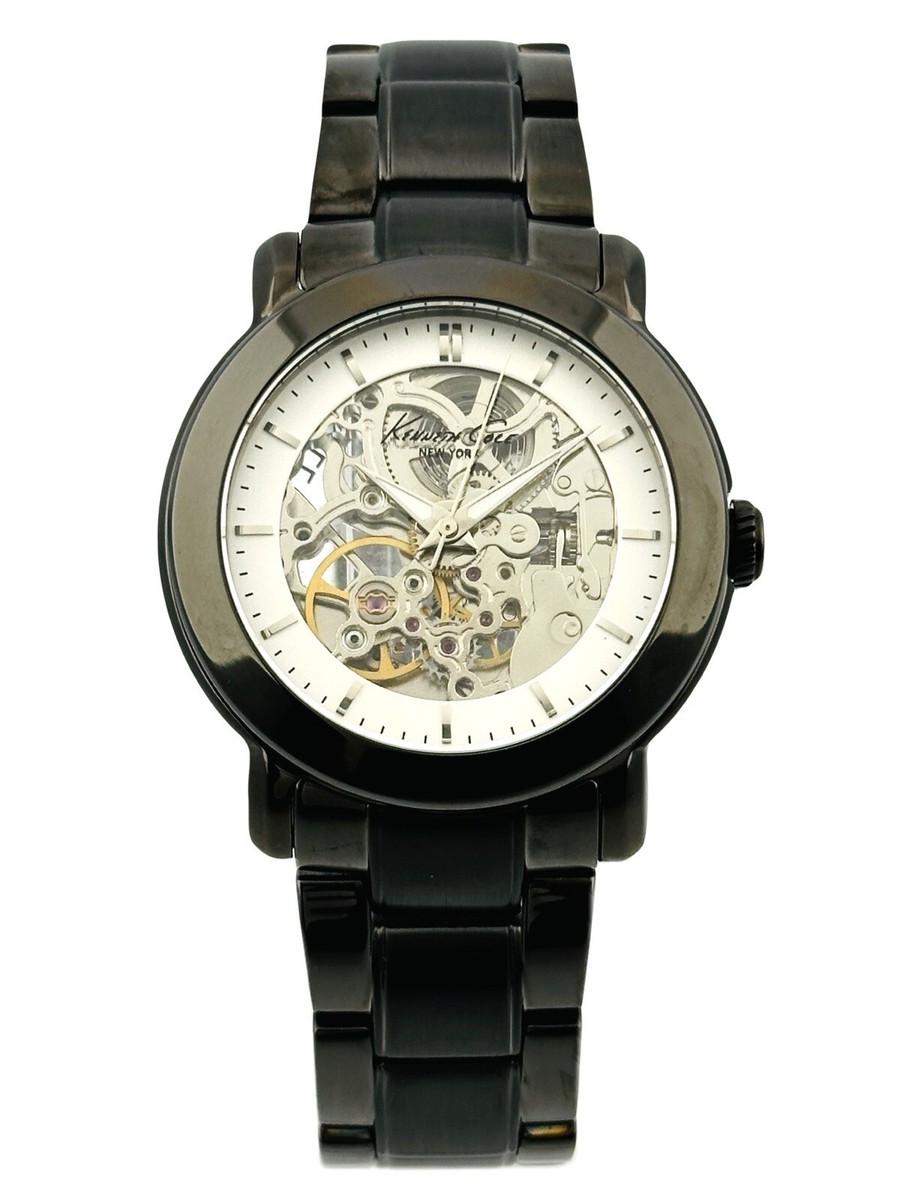 Kenneth Cole KC4778 Ladies Skeleton Automatic Black