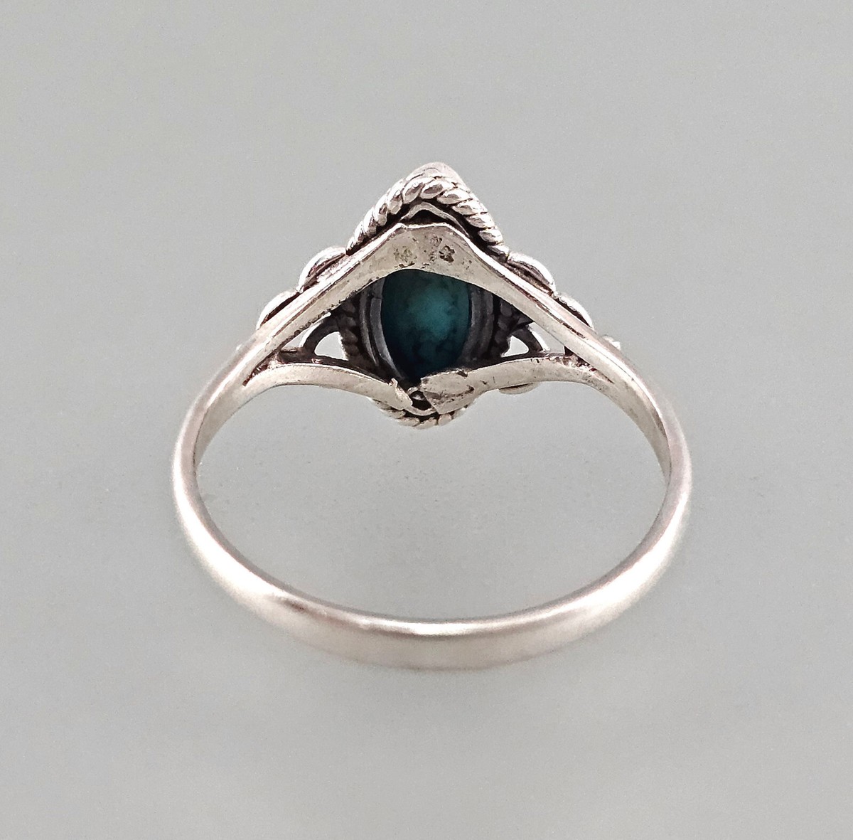9916186-d Vintage 925er Silver Turquoise Ring Gr.56 | eBay