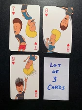SWAP PLAYING CARDS   Beavis & Butthead   Lot of 3 CARDS   1996 Lot M
