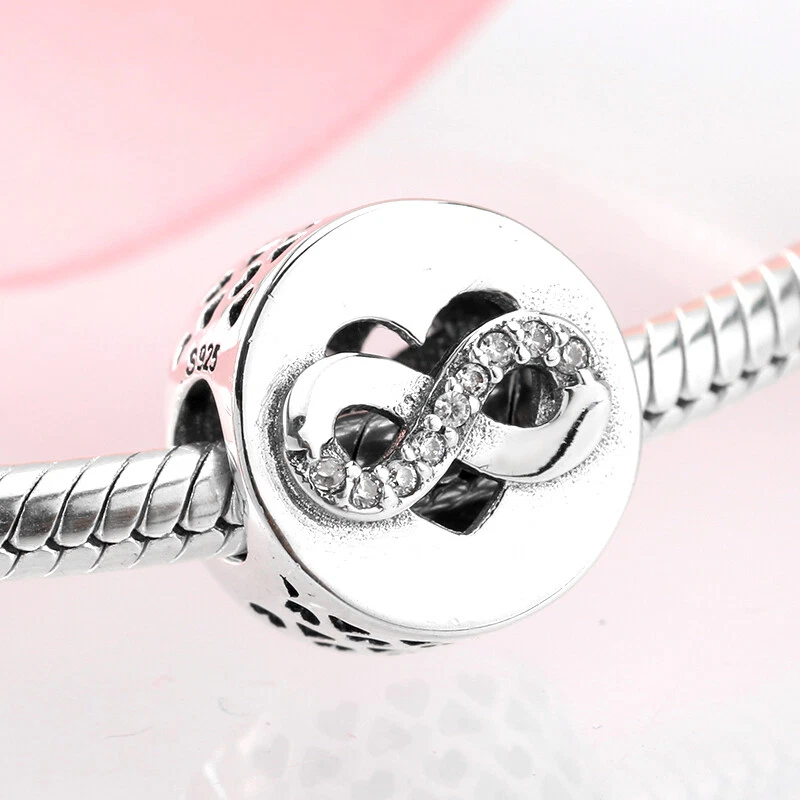 Charm Infinito Cuore in argento 925 - Les Folies - Immagine 2 di 4