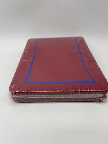 Creative Memories Scrapbook Flex Hinge Album 5x7 Jazzy Red Blue Foil w/Pages - Picture 9 of 10