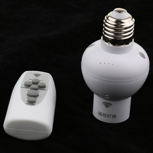 E27 Remote Control Ligth Bulb Socket Lamp Holder Fitting 40W 85-265V 3A - Picture 5 of 9