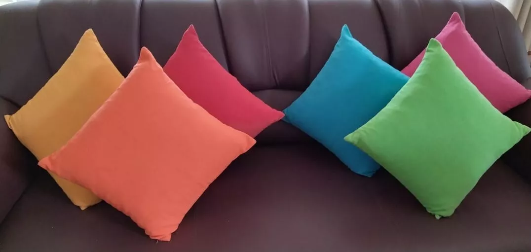 SOFA CUSHION COVER HOME DECOR THROW PILLOW LIGHT GREEN HANDLOOM 16 INCH ZIP TYPE