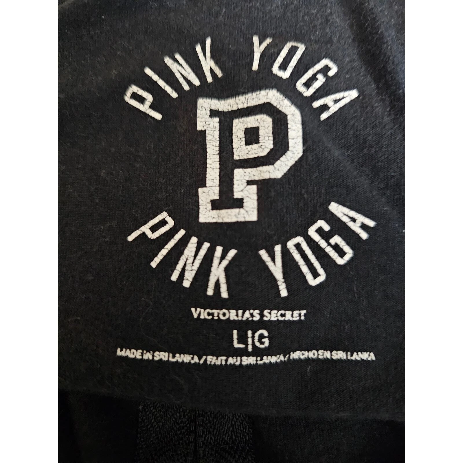 victoria-secret-vs yoga 1/4 zip athletic pullover long sleeve shirt