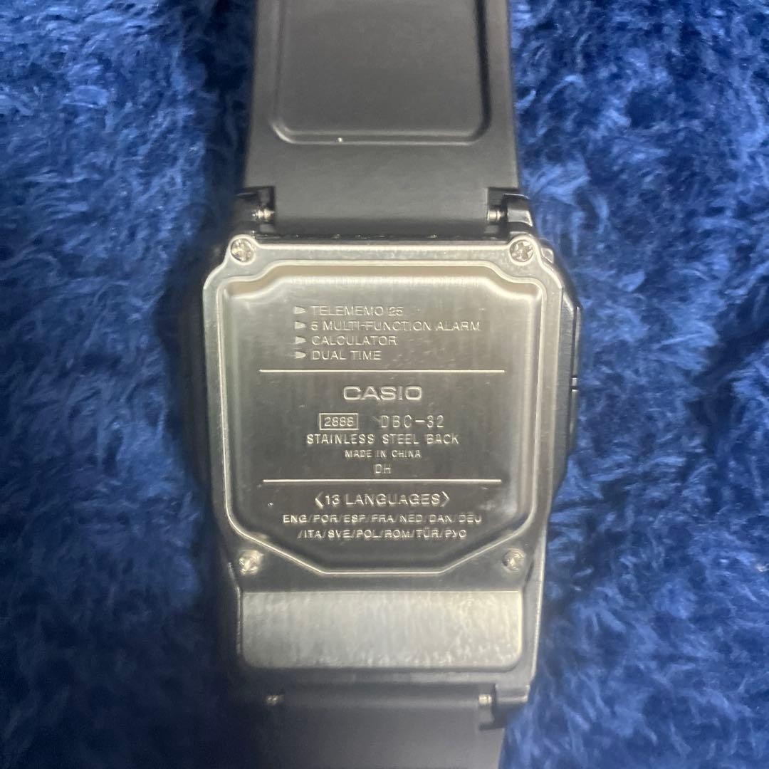 Casio Data Bank Multifunction Digital Watch Black… - image 3