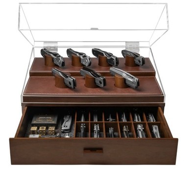 Elevate Your Knives the Collector Pro Premium Knives Display Case for 7 Knives