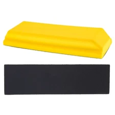 Rectangle 10" Hand Sanding Block Pad, Hook & Loop Backing, PSA Sandpaper Adapter