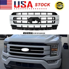 Front Bumper Grille Avalanche Grey DR Fits 2021 2022 2023 Ford F-150 F150 Lariat
