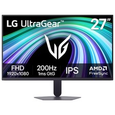 LG UltraGear 27" Gaming Monitor, Full HD 1080p IPS, 200Hz Refresh Rate, 1ms