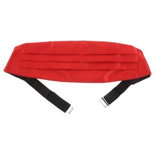 Red Dress Girdle Wedding Event Cummerbund Formal Waistbands Mens Belts