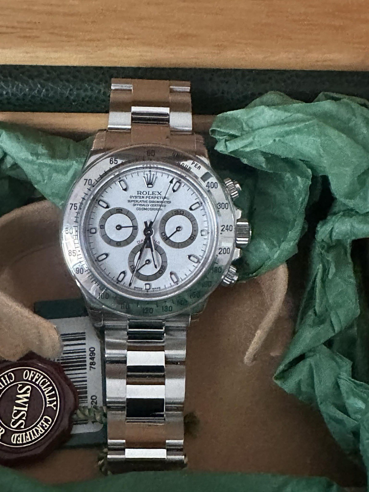 2004 Rolex Cosmograph Daytona 116520 Stainless Steel NEW