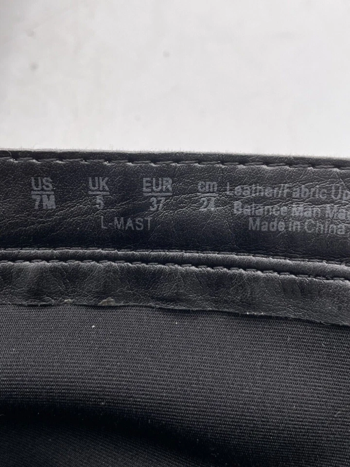 Bota de montar Michael Kors para mujer talla 7,5 M cuero negro hasta la rodilla cremallera lateral Foto 4 de 4