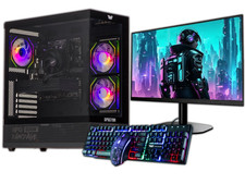 Gaming PC Bundle Intel i7 Nvidia RTX 3050 16GB RAM SSD + HDD 1TB Windows 11