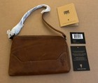 FRYE Melissa Leather Wristlet, Stylist Purse Design with Wallet & Zip Closure