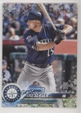 2018 Topps Holiday WalMart Mega Box Metallic Snowflake Kyle Seager #HMW135 g6p