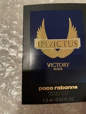 PACO RABANNE Invictus Victory Elixir PARFUM INTENSE Mens Sample Spray 1.5ml New