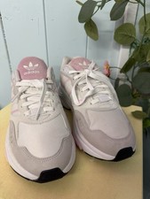Scarpe da ginnastica Adidas Torsion Ortholite taglia UK4 EU36,5 donna bianco rosa suola grossa