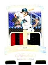 2024 Panini Flawless #DP-CN Connor Norby Dual Prospect Patches #/25