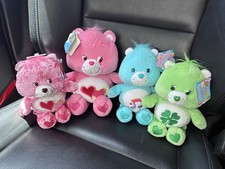 Care Bears Vintage Lot Of 4 2002-04 Love A Lot, Good Luck, Heartsong Bear
