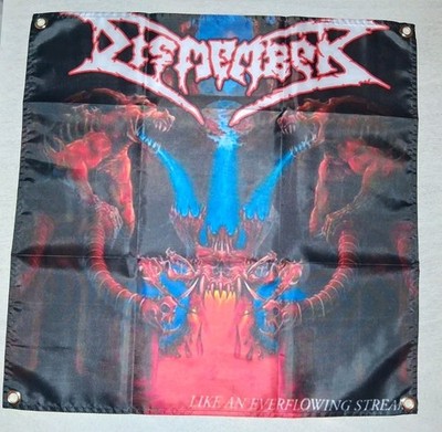 Dismember Like An Everflowing Stream  2x2 Ft Banner Flag Poster
