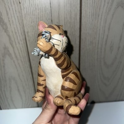 Suzi Skoglund Blossom Bucket Cat Resin Figure/Figurine Preloved