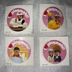 VINTAGE LOT I LOVE PLAYMOBIL STICKERS VICTORIAN OLD HEART