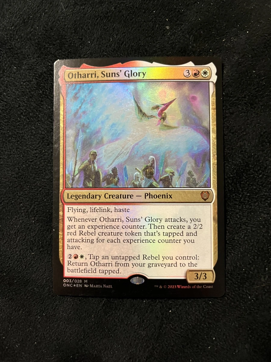 mtg otharri suns glory commander deck How this became unstoppable... | Deck Driver Return Otharri from your graveyard to the battlefield tapped. Otharri, Suns' Glory [Phyrexia: All