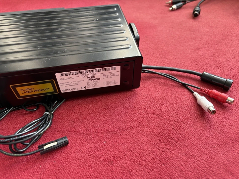 Mercedes Silverstone 6-fach CD-Wechsler BE 7860 Becker 6-disc-changer mit Kabel - Bild 3 von 4