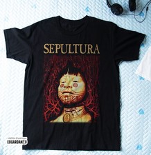 Sepultura Roots Thrash Metal Music Band Black Unisex T-shirt Size S-5XL