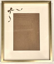 Gold Colored Photo Picture Frame 8 x 10.