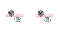 Kamoka 2X Radnabe Radlagersatz Hinten FüR Land Rover Freelander 2 75 Fa Lf