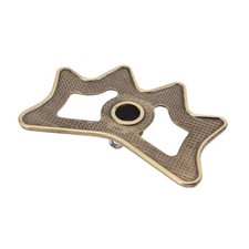 Pool Snooker Biliardo Tavolo Stecca Ponte Testa Ottone Crown Holder