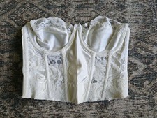 Vintage 80s Victoria's Secret Gold Label Womens Size 36 C Lace Bustier Corset