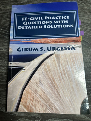 fe civil practice questions with detailed solutions