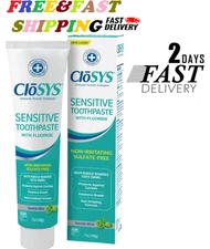 Closys Fluoride Toothpaste Gentle Mint, Whitening, Enamel Protection, 7 Oz