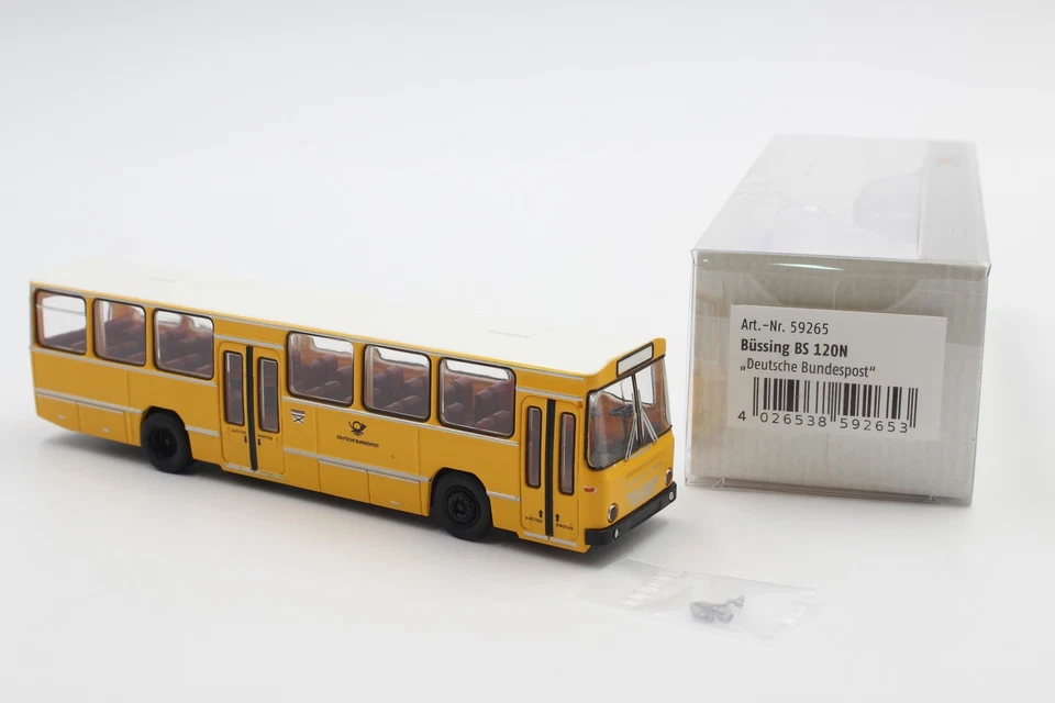 Brekina Büssing BS120N der Deutschen Bundespost Nr. 59265 1:87 /BRN2679 - Bild 1 von 1